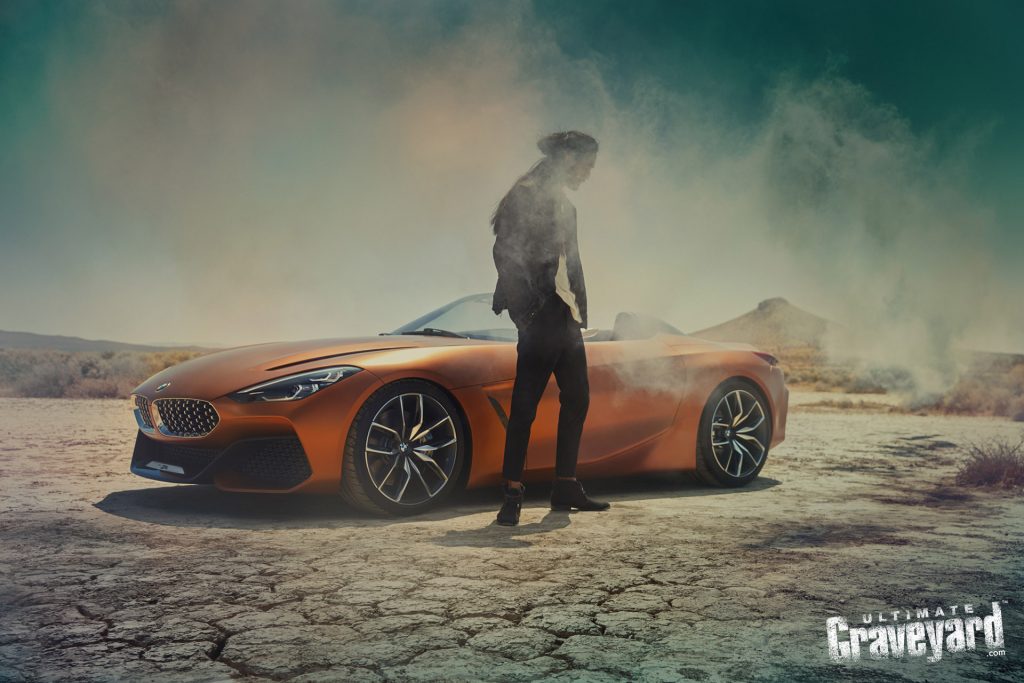 UltimateGraveyard Mojave Desert Film Location BMW Z4 Concept car photographer Agnieszka Doroszewicz