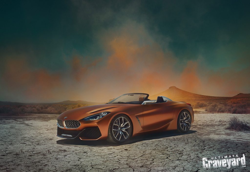 UltimateGraveyard Mojave Desert Film Location BMW Z4 Concept car photographer Agnieszka Doroszewicz