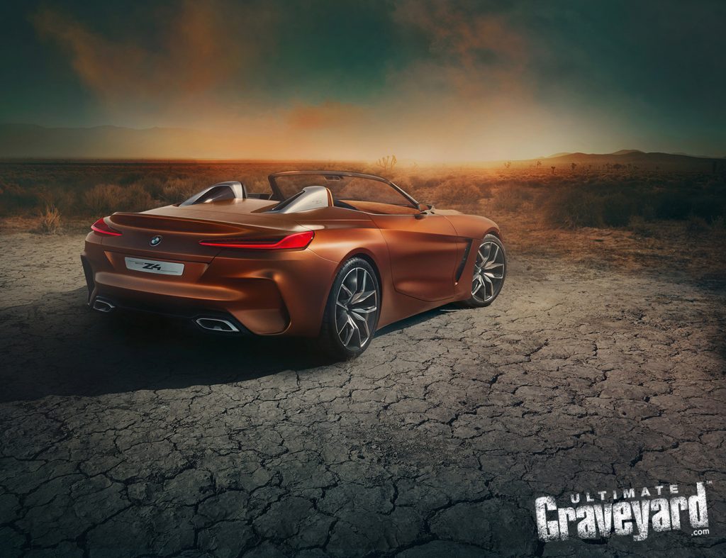 UltimateGraveyard Mojave Desert Film Location BMW Z4 Concept car photographer Agnieszka Doroszewicz