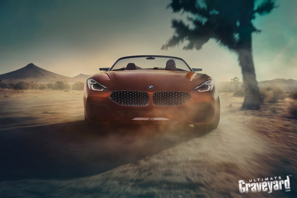 UltimateGraveyard Mojave Desert Film Location BMW Z4 Concept car photographer Agnieszka Doroszewicz