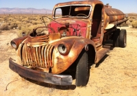 UltimateGraveyard Mojave Desert Rusted Old Water Tanker Truck